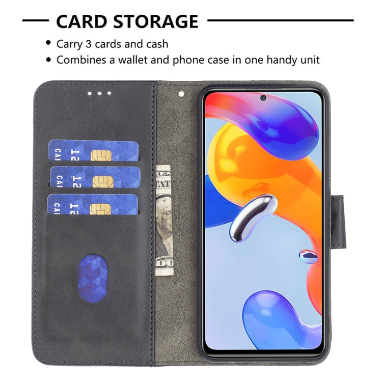 For Xiaomi Redmi Note 11 Pro International Matching Color Crocodile Texture Leather Case