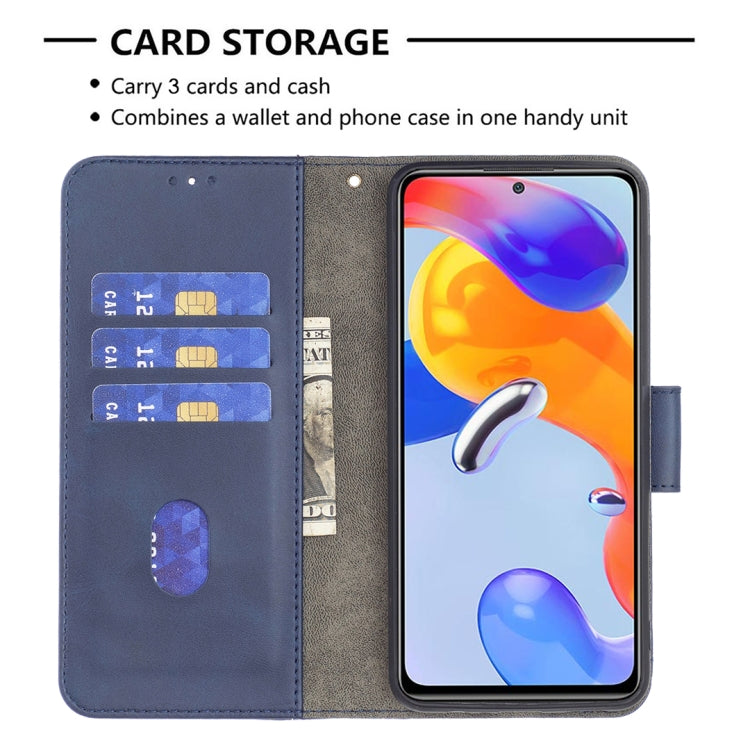 For Xiaomi Redmi Note 11 Pro International Matching Color Crocodile Texture Leather Case