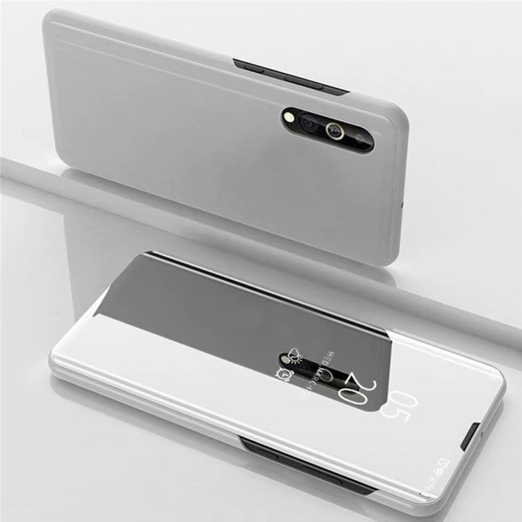 For Xiaomi Mi 9 Lite Electroplating Mirror Horizontal Flip Leather Case, with Holder