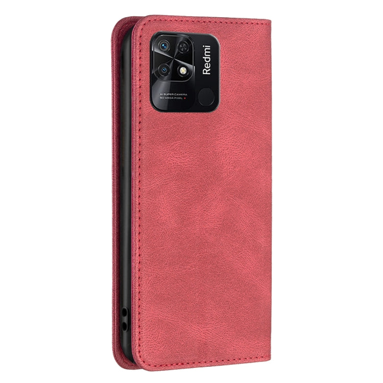 For Xiaomi Redmi 10C Magnetic RFID Blocking Anti-Theft Leather Phone Case