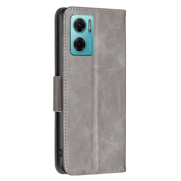 For Xiaomi Redmi 10 5G / Note 11E Lambskin Texture Pure Color Leather Phone Case