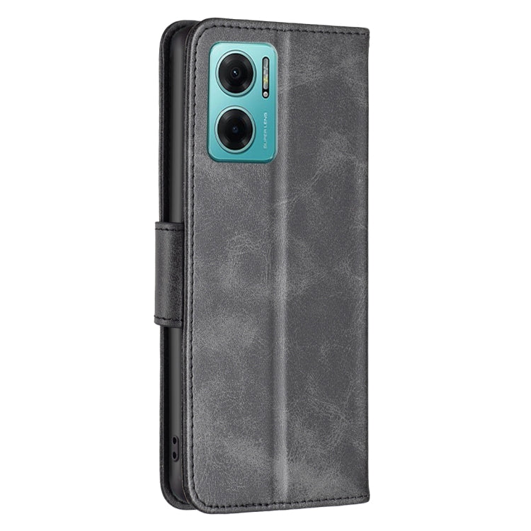 For Xiaomi Redmi 10 5G / Note 11E Lambskin Texture Pure Color Leather Phone Case