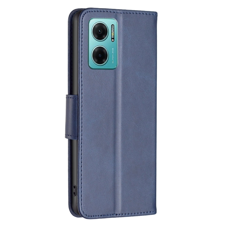 For Xiaomi Redmi 10 5G / Note 11E Lambskin Texture Pure Color Leather Phone Case