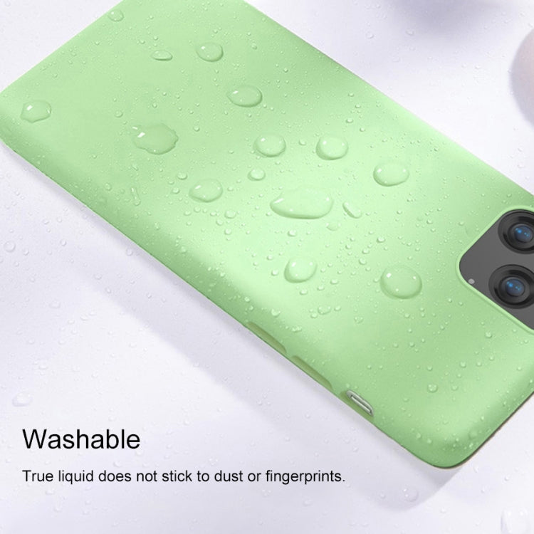 For iPhone 11 Pro Max TGVIS Smooth Skin Series Solid Color Liquid Silicone Shockproof Protective Case