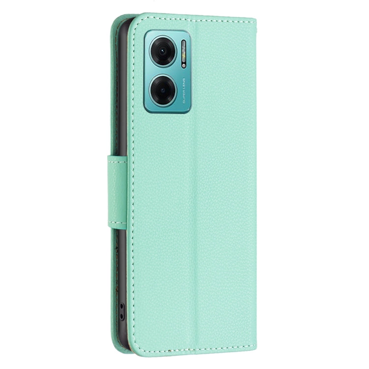 For Xiaomi Redmi 10 5G / Note 11E Litchi Texture Pure Color Leather Phone Case