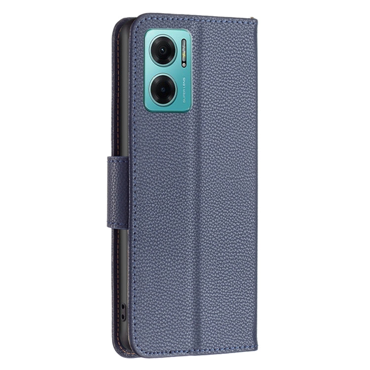 For Xiaomi Redmi 10 5G / Note 11E Litchi Texture Pure Color Leather Phone Case