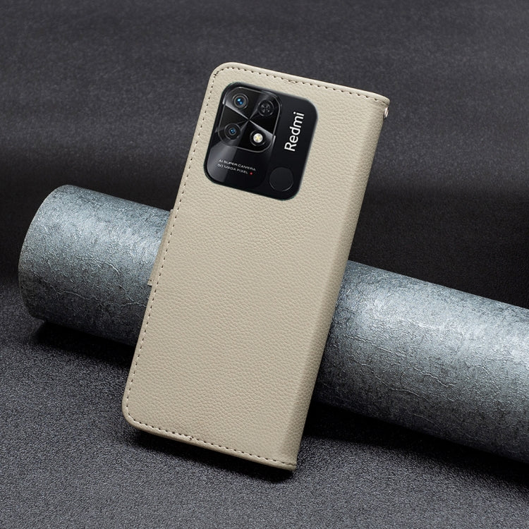 For Xiaomi Redmi 10C Litchi Texture Pure Color Leather Phone Case