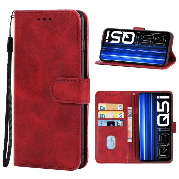 Leather Phone Case For OPPO Realme Q5i
