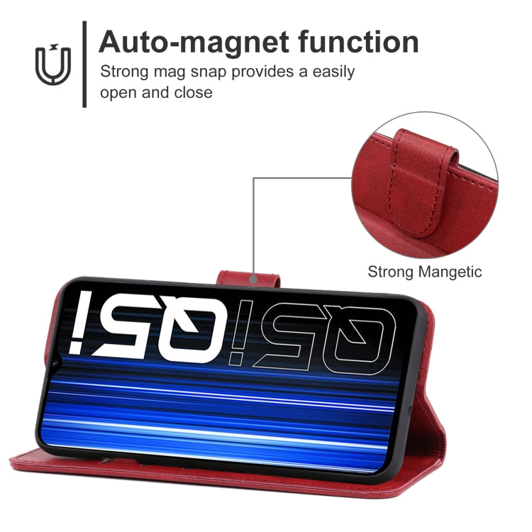 Leather Phone Case For OPPO Realme Q5i