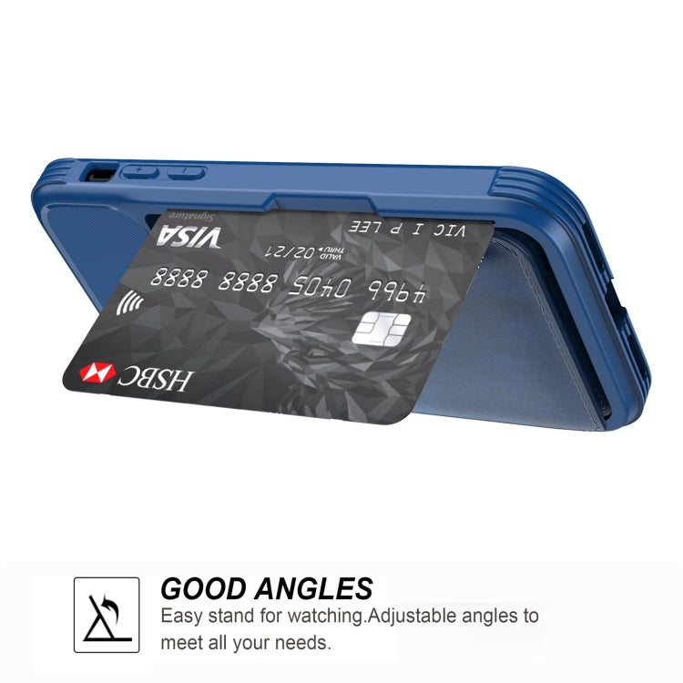 For iPhone X / XS Magnetic Wallet Card Bag Leather Case