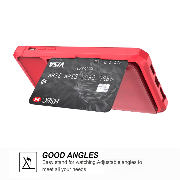 For iPhone XR Magnetic Wallet Card Bag Leather Case