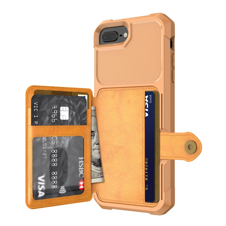 Magnetic Wallet Card Bag Leather Case For iPhone 8 Plus / 7 Plus / 6 Plus