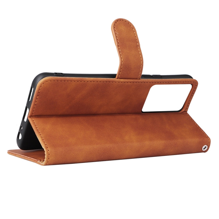 For vivo Y76 5G/Y76S 5G/Y74S Skin Feel Magnetic Flip Leather Phone Case