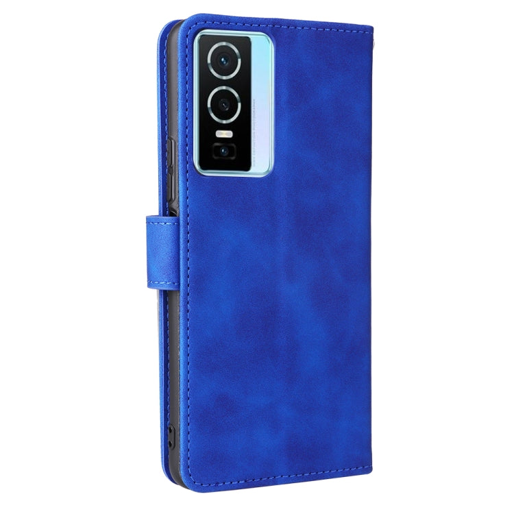 For vivo Y76 5G/Y76S 5G/Y74S Skin Feel Magnetic Flip Leather Phone Case
