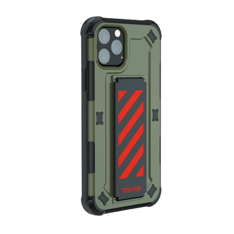 For iPhone 11 Pro TGVIS Explore Series Colorful Shockproof Protective Case with Bracelet