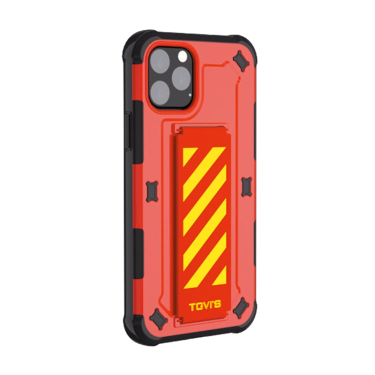 For iPhone 11 Pro Max TGVIS Explore Series Colorful Shockproof Protective Case with Bracelet