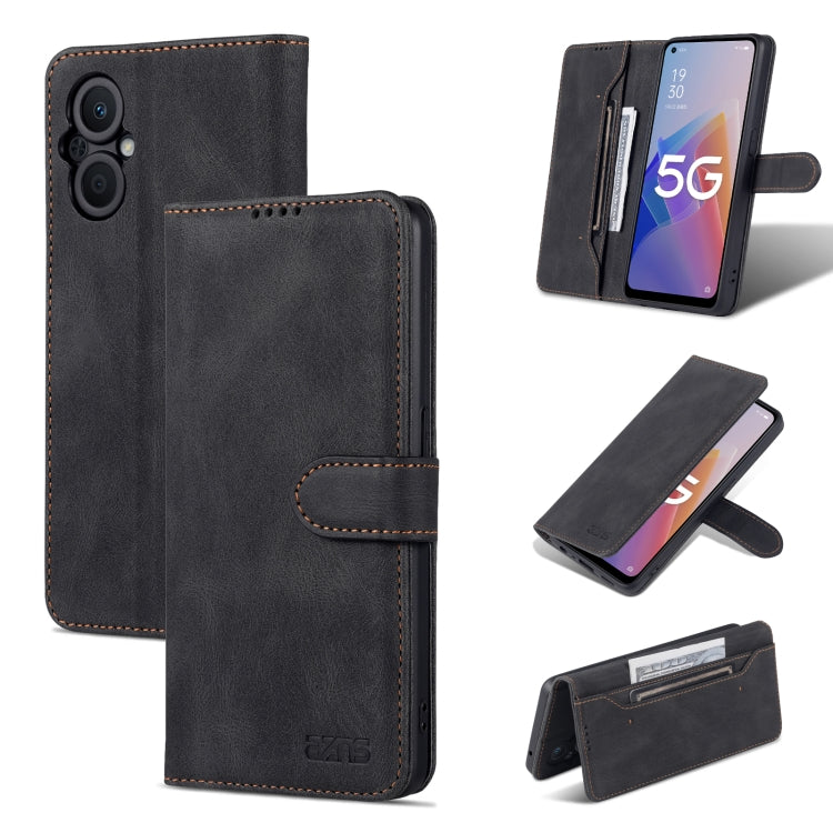 For OPPO A96 5G / Reno7 Z 5G AZNS Dream II Skin Feel Horizontal Flip Leather Case