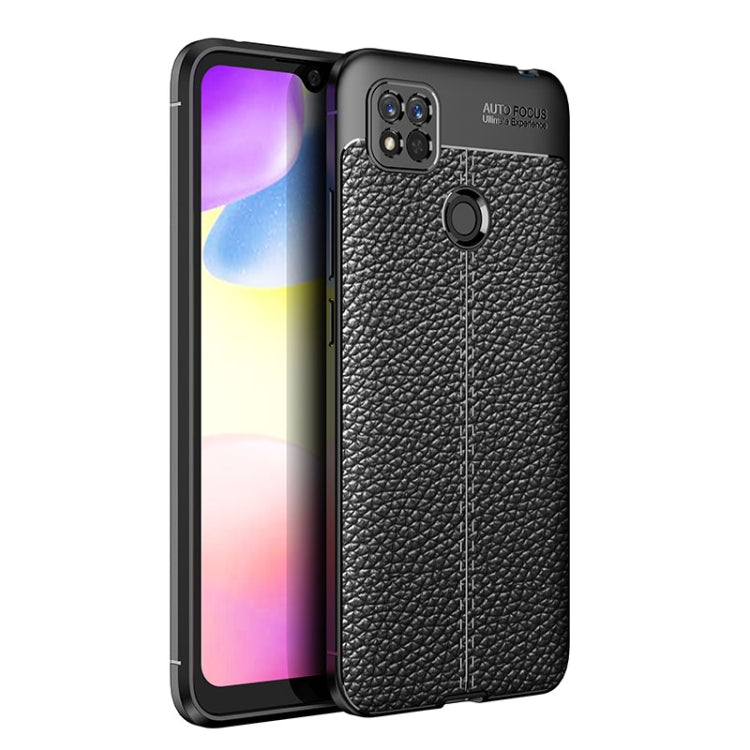 For Xiaomi Redmi 10A Litchi Texture TPU Shockproof Case