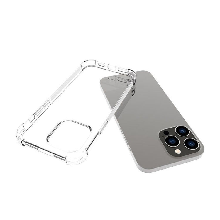For iPhone 14 Pro Max Shockproof TPU Phone Case (Transparent)
