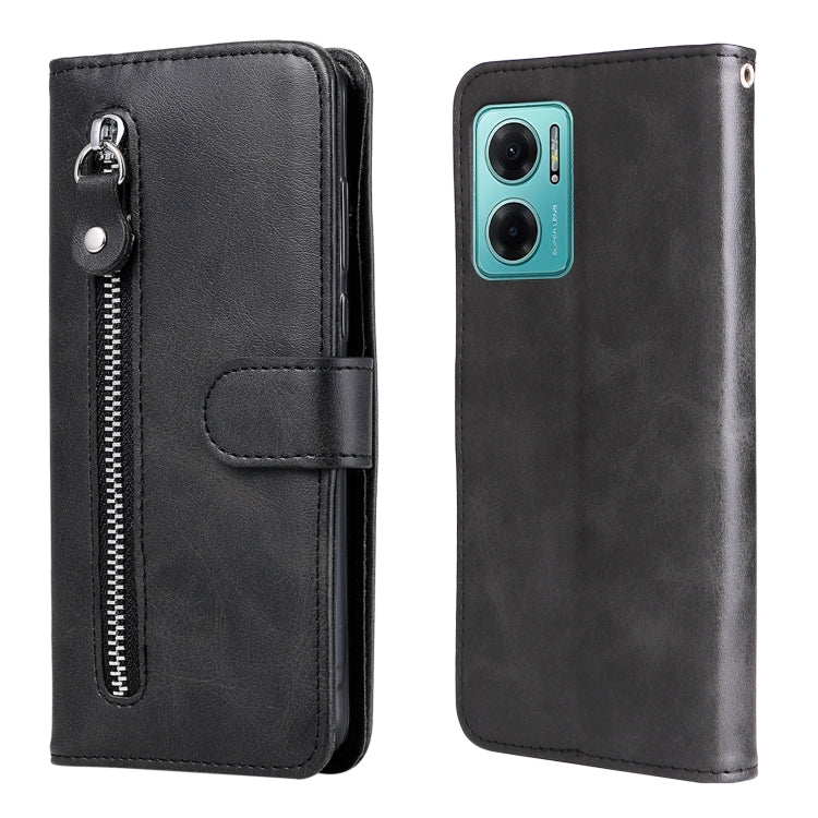 For Xiaomi Redmi Note 11E Fashion Calf Texture Zipper Horizontal Flip Leather Case