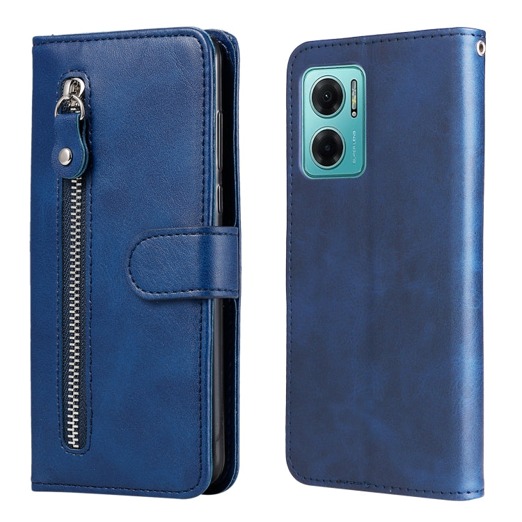 For Xiaomi Redmi Note 11E Fashion Calf Texture Zipper Horizontal Flip Leather Case