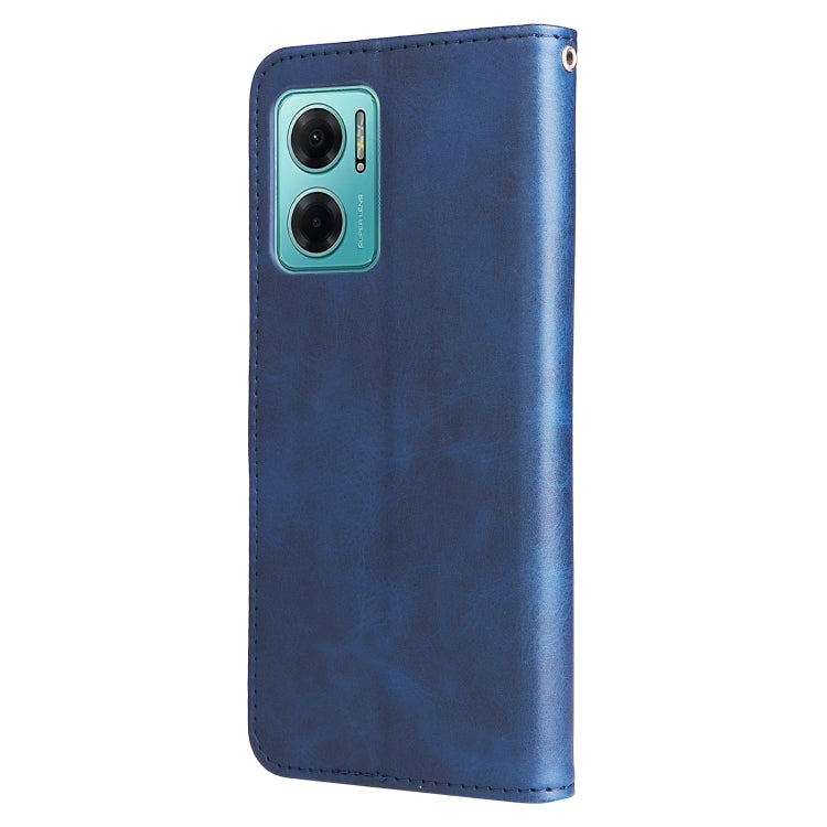 For Xiaomi Redmi Note 11E Fashion Calf Texture Zipper Horizontal Flip Leather Case