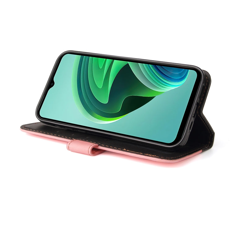 For Xiaomi Redmi Note 11E Stitching-Color Horizontal Flip Leather Case