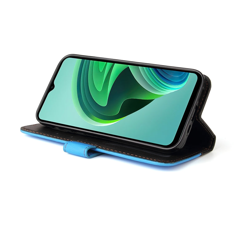 For Xiaomi Redmi Note 11E Stitching-Color Horizontal Flip Leather Case