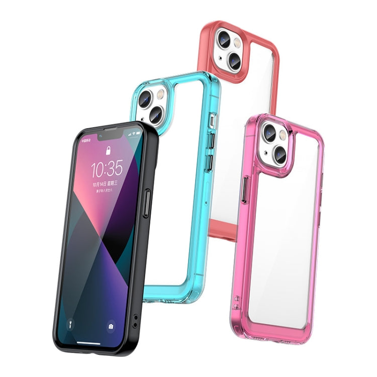 For iPhone 13 Colorful Series Acrylic + TPU Phone Case