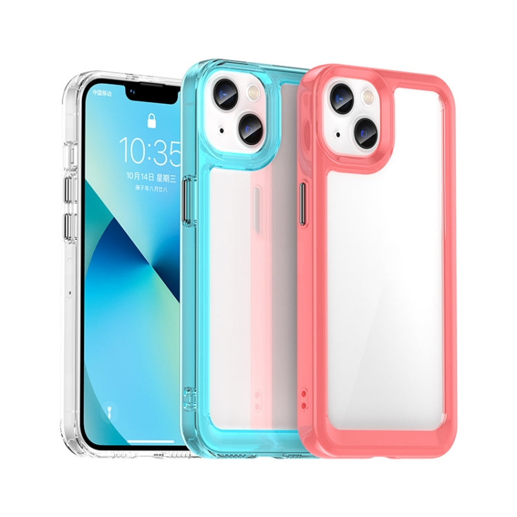 For iPhone 13 Colorful Series Acrylic + TPU Phone Case