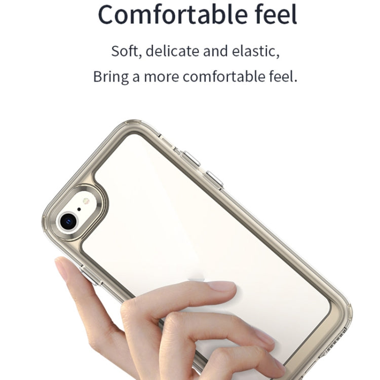 For iPhone SE 2022 / SE 2020 / 8 / 7 Colorful Series Acrylic + TPU Phone Case