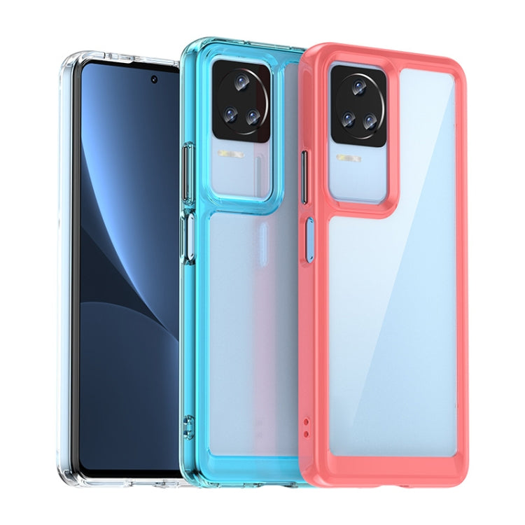 For Xiaomi Redmi K40S Colorful Series Acrylic + TPU Phone Case