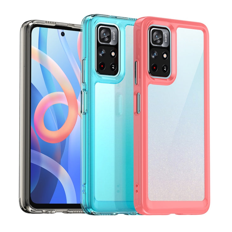 For Xiaomi Redmi Note 11 5G Chinese Colorful Series Acrylic + TPU Phone Case