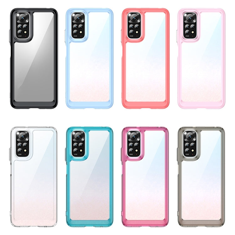 For Xiaomi Redmi Note 11S 4G Colorful Series Acrylic + TPU Phone Case