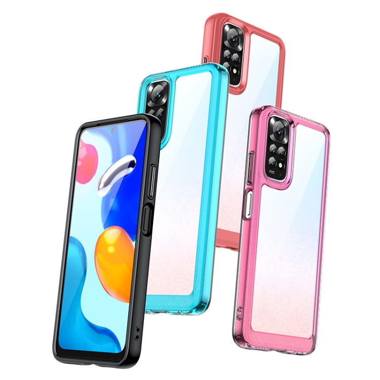 For Xiaomi Redmi Note 11S 4G Colorful Series Acrylic + TPU Phone Case