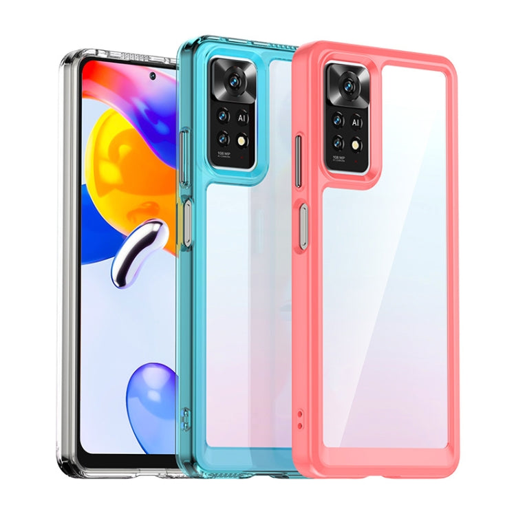 For Xiaomi Redmi Note 11 Pro+ 5G India Colorful Series Acrylic + TPU Phone Case