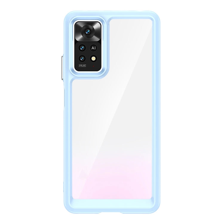 For Xiaomi Redmi Note 11 Pro+ 5G India Colorful Series Acrylic + TPU Phone Case