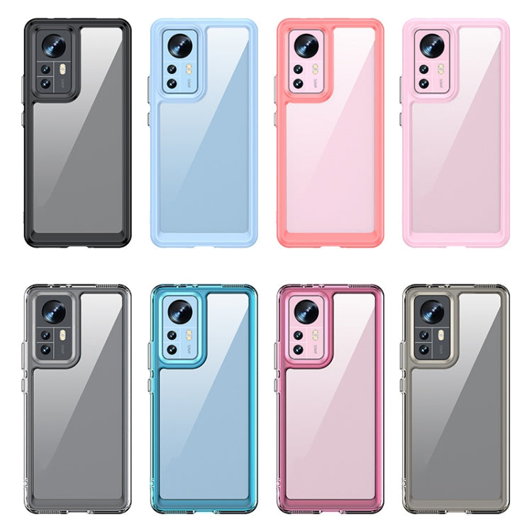 For Xiaomi 12X Colorful Series Acrylic + TPU Phone Case