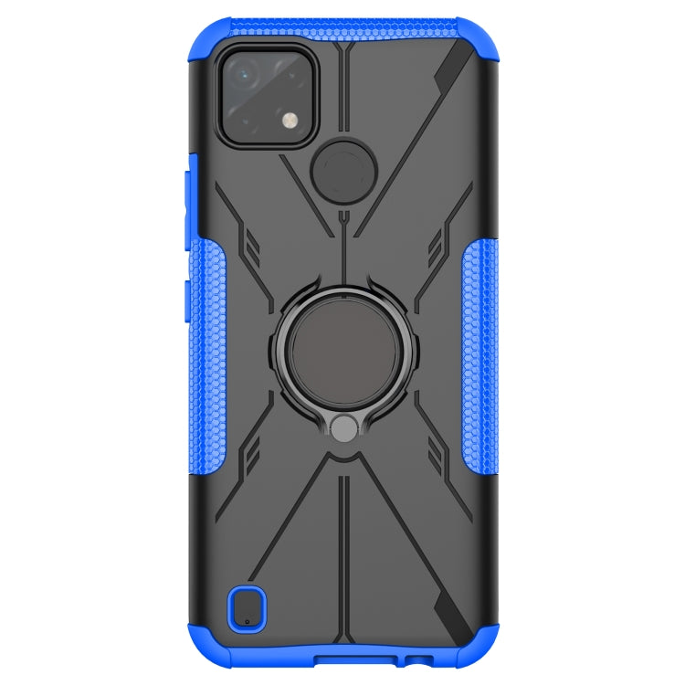 For OPPO Realme C21Y Armor Bear Shockproof PC + TPU Phone Case