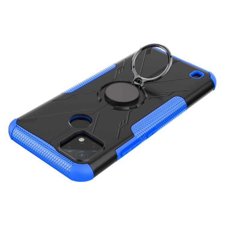 For OPPO Realme C21Y Armor Bear Shockproof PC + TPU Phone Case