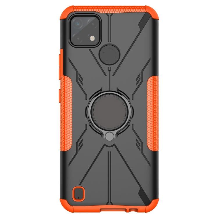 For OPPO Realme C21Y Armor Bear Shockproof PC + TPU Phone Case