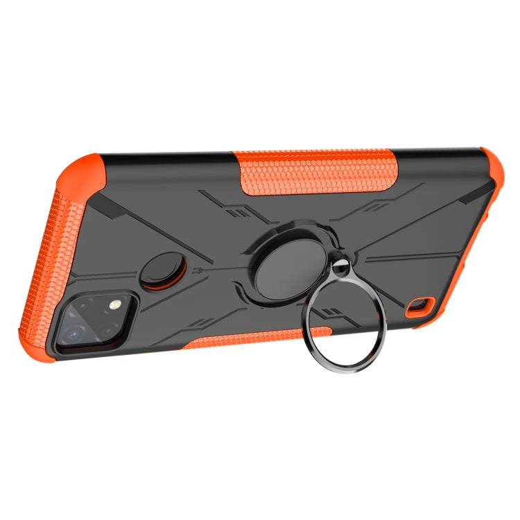 For OPPO Realme C21Y Armor Bear Shockproof PC + TPU Phone Case