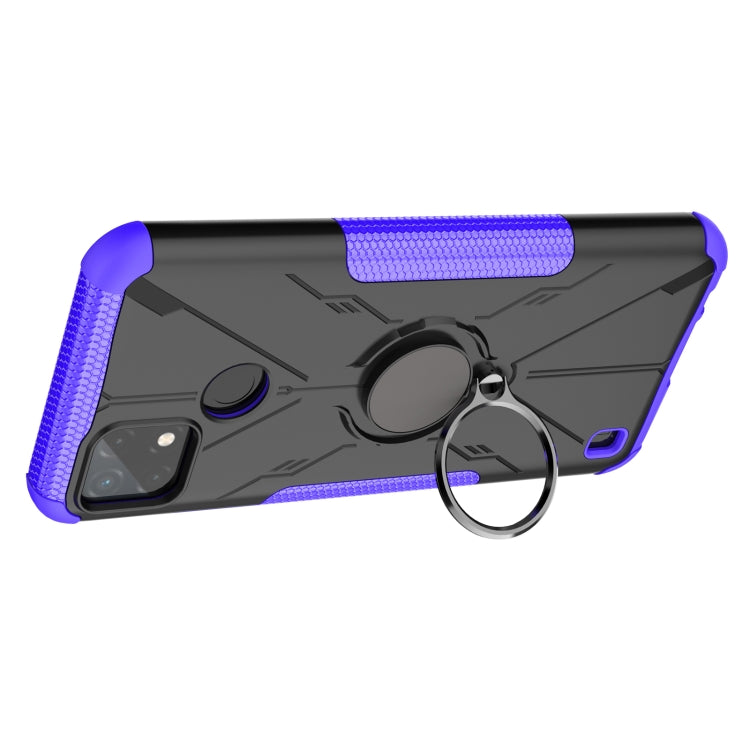 For OPPO Realme C21Y Armor Bear Shockproof PC + TPU Phone Case