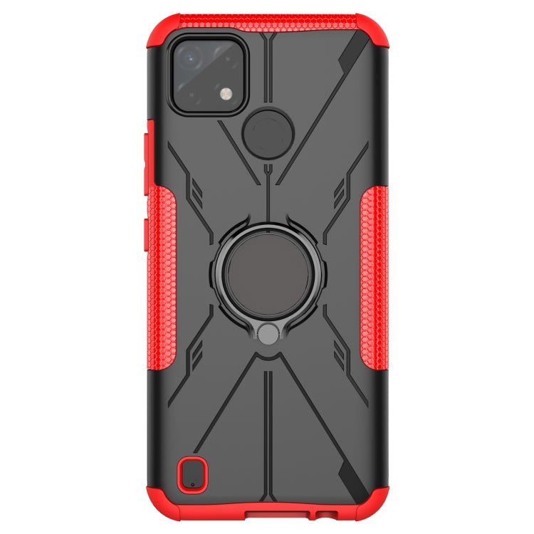 For OPPO Realme C21Y Armor Bear Shockproof PC + TPU Phone Case