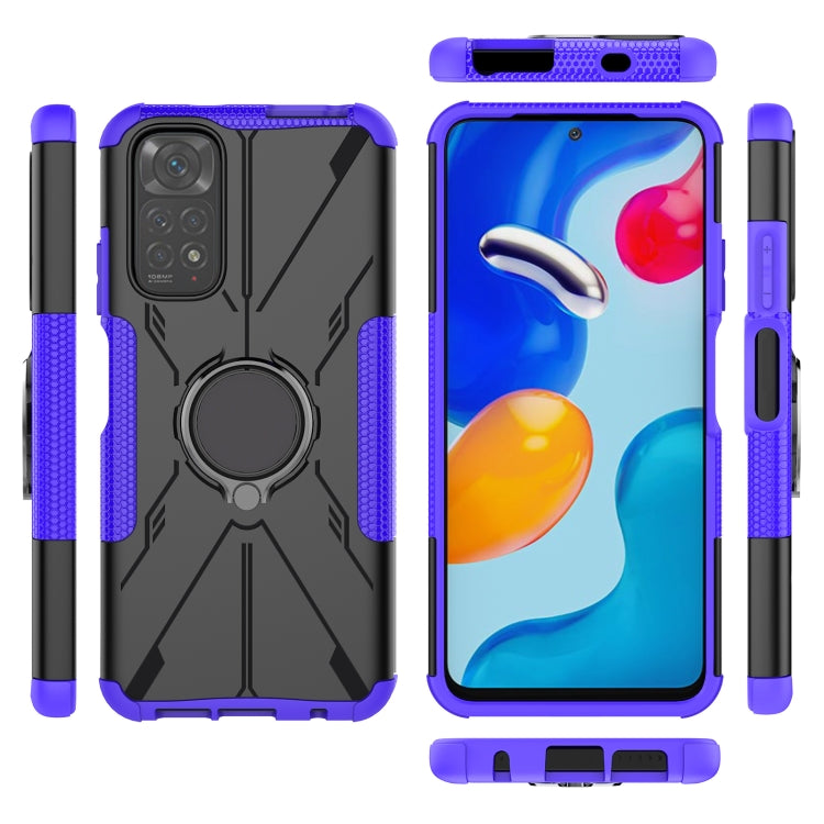 For Xiaomi Redmi Note 11/Redmi Note 11S 4G Global Armor Bear Shockproof PC + TPU Phone Case
