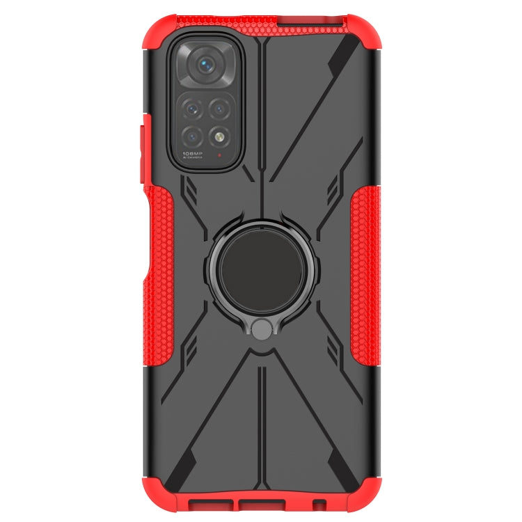 For Xiaomi Redmi Note 11/Redmi Note 11S 4G Global Armor Bear Shockproof PC + TPU Phone Case