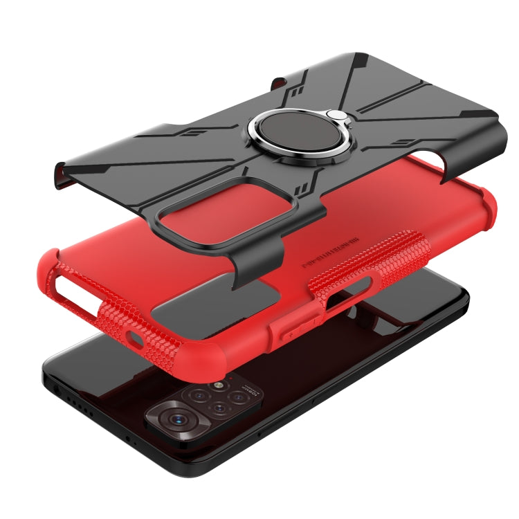 For Xiaomi Redmi Note 11/Redmi Note 11S 4G Global Armor Bear Shockproof PC + TPU Phone Case