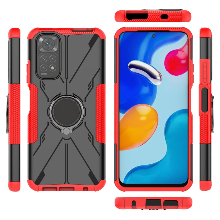 For Xiaomi Redmi Note 11/Redmi Note 11S 4G Global Armor Bear Shockproof PC + TPU Phone Case