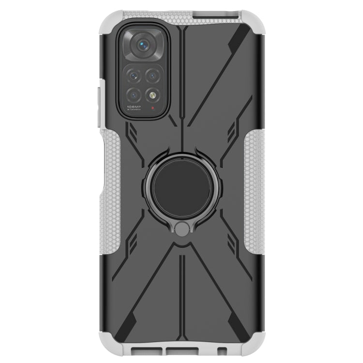 For Xiaomi Redmi Note 11/Redmi Note 11S 4G Global Armor Bear Shockproof PC + TPU Phone Case