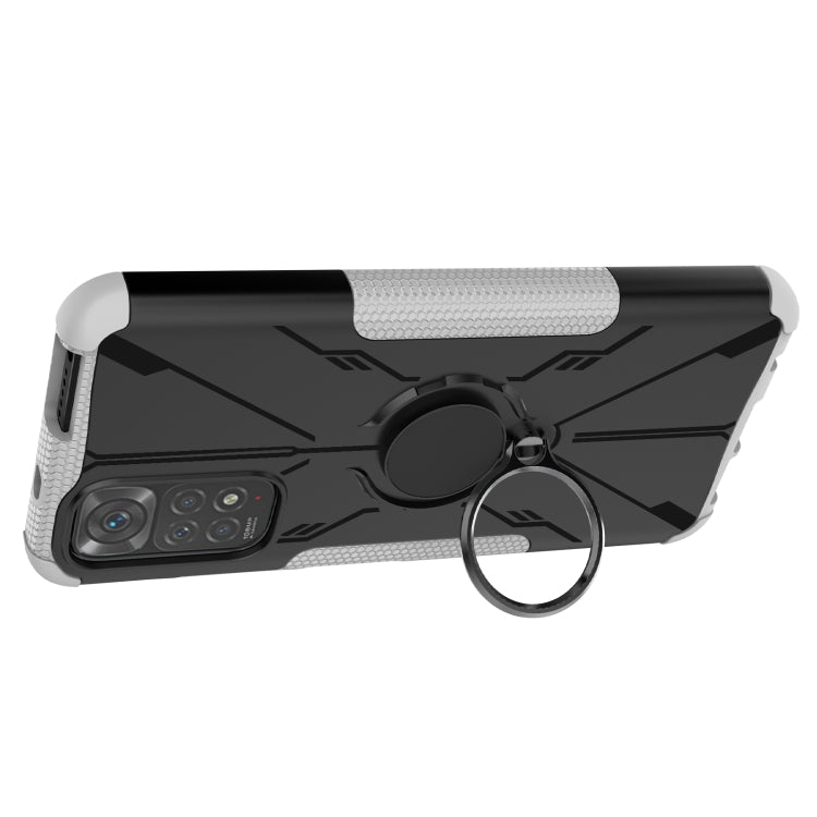 For Xiaomi Redmi Note 11/Redmi Note 11S 4G Global Armor Bear Shockproof PC + TPU Phone Case